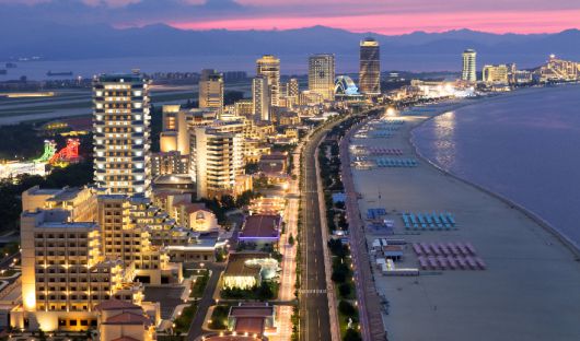 북한의 대형 해변 리조트 단지인 강원도 원산 갈마 해안관광지구. 연합뉴스