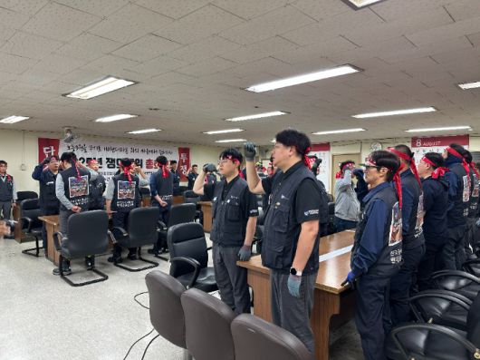 전국금속노동조합 현대중공업지부는 지난 2일부터 4일까지 전체 조합원을 대상으로 쟁의행위 찬반투표를 진행했다. 현대중공업 노조 제공