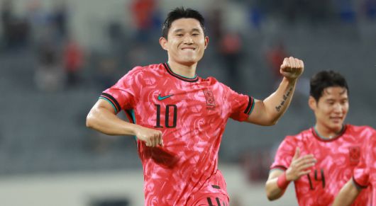 선제골의 주인공 이동경. 연합뉴스