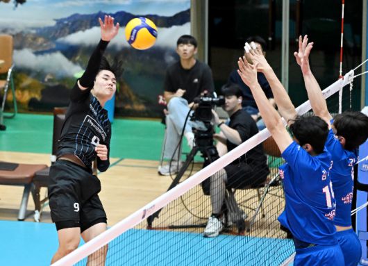 이재현 스파이크. 한국배구연맹