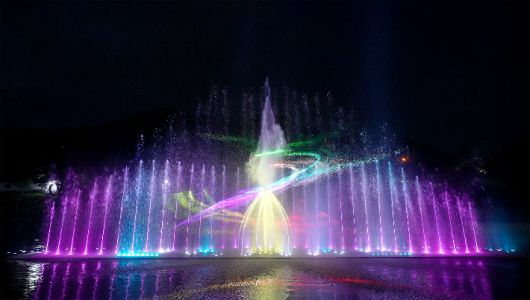 음악 분수. 괴산군 제공