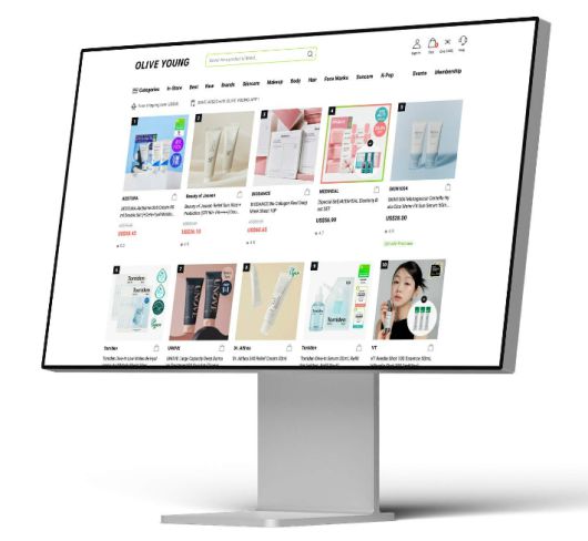 올리브영 글로벌몰 대표 이미지. CJ올리브영 제공