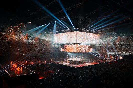 트와이스 공연 전경. JYP엔터테인먼트 제공