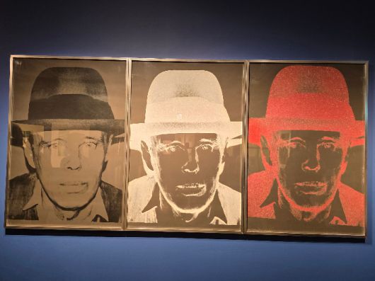 앤디 워홀, '요셉 보이스', 스크린 프린트, 103.8 x 76.5 cm(연도 미상). 곽인숙 기자