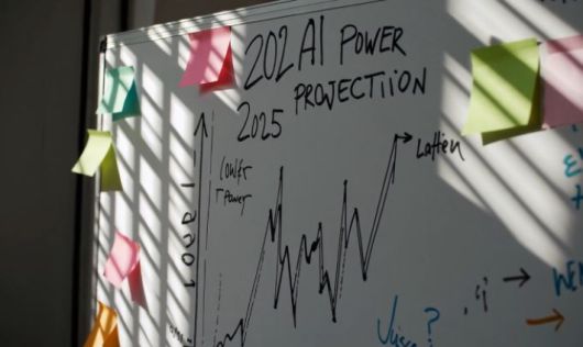 AI의 전력수요를 시각화한 이미지. 오픈AI Sora 캡처