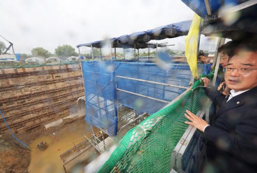 포스코이앤씨 사고 현장. 연합뉴스