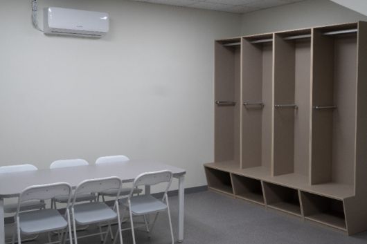 수원FC 원정팀 감독실. 수원FC 제공