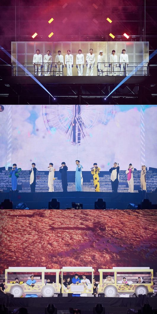 슈퍼주니어는 3일 내내 케이스포돔 공연을 시야제한석까지 매진시켰다. SM엔터테인먼트 제공