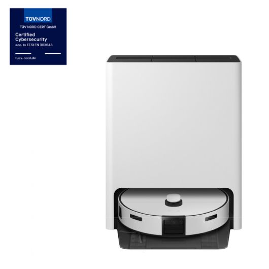 글로벌 시험∙인증기관인 'TÜV Nord'로부터 사물인터넷(IoT) 보안 인증을 받은 2024년형 삼성전자 '비스포크 AI 스팀' 로봇청소기. 삼성전자 제공