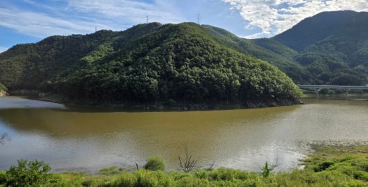 오봉저수지에 물이 차오른 모습. 연합뉴스