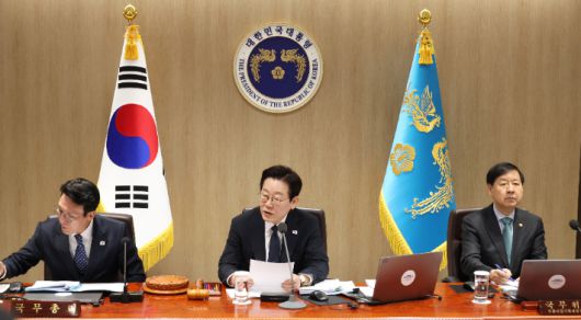 이재명 대통령, 국무회의 발언. 연합뉴스