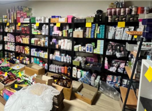 지난달 적발한 타인 명의도용 태국산 식·의약·화장품. 관세청 제공