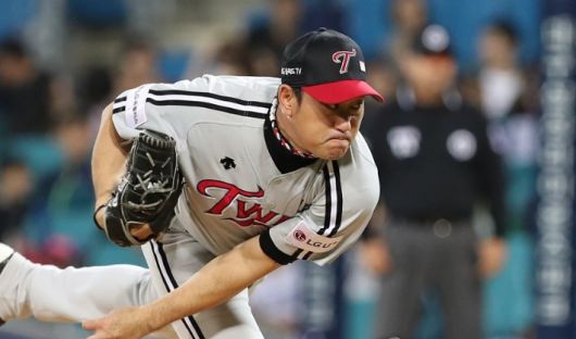 봉중근 SSG 코치의 LG 시절 모습. 연합뉴스