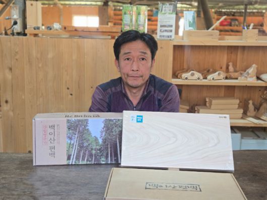 전남도, 12월 임업인에 선정된 서승욱 백이산 편백 대표. 전라남도 제공