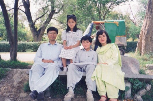 선교 초기 정마태 선교사의 가족 사진. 정마태 선교사 제공