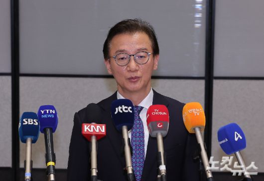 통일교로부터 금품을 수수했다는 의혹이 제기된 전재수 해양수산부 장관. 황진환 기자