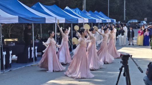 충북예고 학생들의 공연. 충북교육청 제공