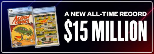 슈퍼맨 만화책 1938년 초판본. 메트로폴리스 컬렉터블스-코믹커넥트 홈페이지 캡처