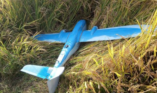 북한이 개성시 장풍군에 추락했다고 주장하는 한국 무인기. 연합뉴스