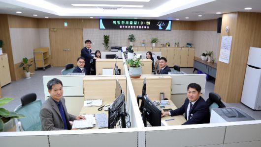 광주회생법원 개원준비단이 오는 3월 1일 개원을 50일 앞두고 각자 자리에서 안정적인 법원 운영을 위한 준비에 만전을 기하고 있다. 광주고등법원 제공