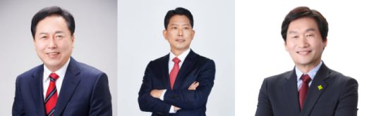 권기창 안동시장(좌), 김장호 구미시장(중), 조현일 경산시장(우). 각 시장 측 제공