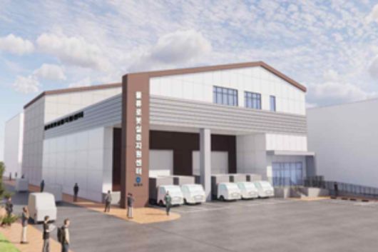 물류로봇 실증지원센터 조감도. 김해시 제공