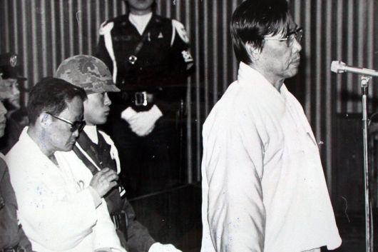 박정희 전 대통령을 피살한 김재규 전 중앙정보부장(오른쪽). 연합뉴스