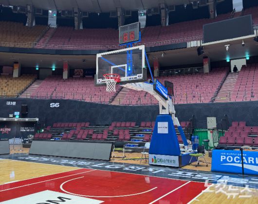 마지막 올스타전이 끝난 잠실실내체육관. 이우섭 기자