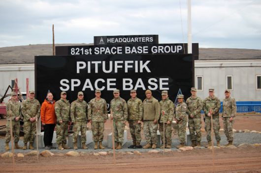 그린란드 북서쪽에 위치한 미국의 피투픽 우주기지. 약 200명의 미군이 주둔하고 있다. 피투픽 우주기지 페이스북(2023년 8월 25일 게시) 캡처