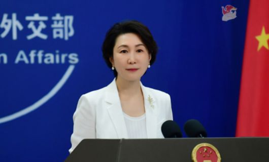 마오닝 (毛宁) 중국 외교부 대변인. 중국 외교부 홈페이지 캡처