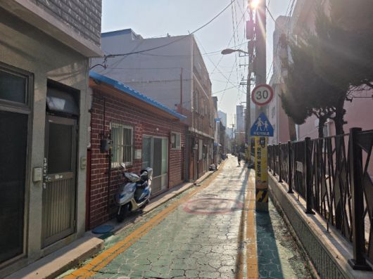 부산 도심 한가운데, 도시가스가 단절된 부전동 현장 일대. 김재운 부산시의원 제공