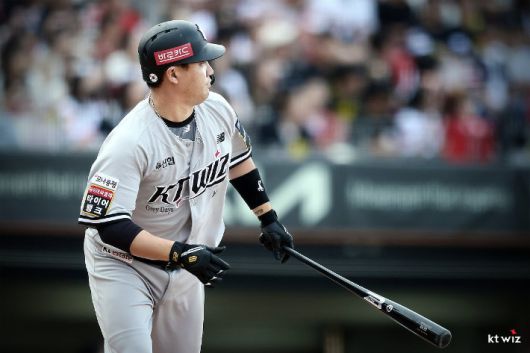 베테랑 포수 장성우. kt 위즈