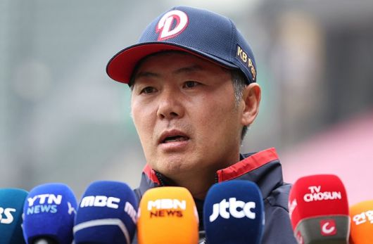두산 김원형 감독. 연합뉴스