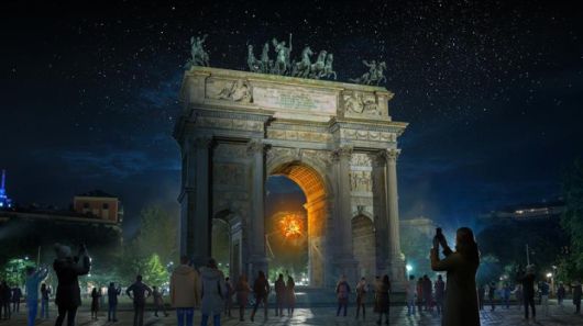 2026 밀라노·코르티나담페초 동계올림픽 성화대. 동계올림픽 조직위원회 제공