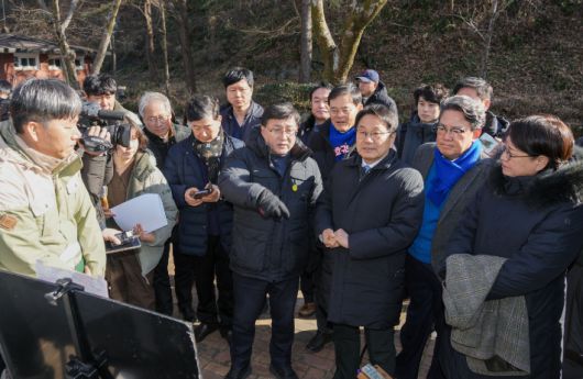 김성환 기후에너지환경부 장관이 우치동물원을 방문한 모습. 광주광역시 제공