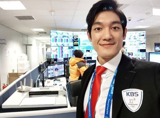 2018 평창동계올림픽에서 스노보드 해설위원으로 데뷔했을 당시 박재민 모습. 박재민 인스타그램 캡처
