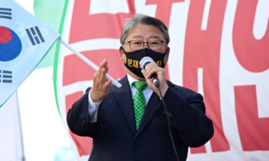 조원진 우리공화당 대표. 대구=뉴시스