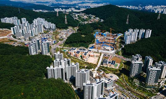 경기 성남시 대장동 개발사업 현장. 세계일보 자료사진