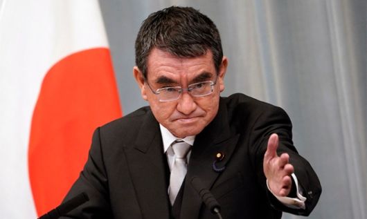 고노 다로 당 홍보본부장. EPA연합뉴스