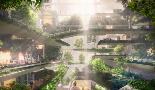 네옴시티 ‘더 라인’의 내부 조감도. 네옴 홈페이지