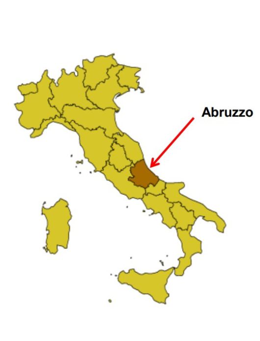 아브루쪼 위치. 홈페이지
