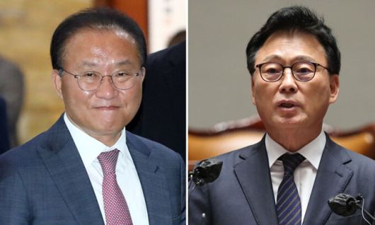 국민의힘 윤재옥 원내대표(왼쪽), 더불어민주당 박광온 원내대표.