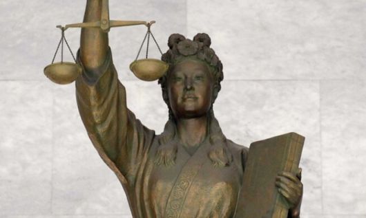 서울 서초동 대법원의 ‘정의의 여신상’ 모습. 세계일보 자료사진