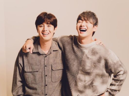 성유빈(사진 왼쪽)과 배우로 활동하는 친형 이태성(〃오른쪽)