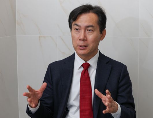 2024년 총선을 앞두고 서울 동대문갑에 출사표를 던진 국민의힘 김영우 전 의원이 지난 11월 22일 서울 동대문구 이문동의 한 오피스텔에서 세계일보와 인터뷰하고 있다. 최상수 기자