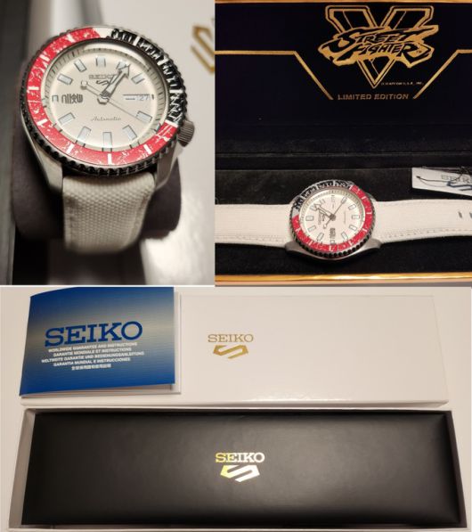 세이코(Seiko) '스트리트 파이터' 에디션 언박싱.