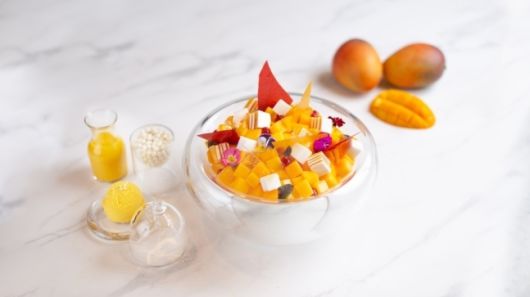 지난해 포시즌스호텔 서울이 출시한 제주 애플망고 가든 빙수. 포시즌스호텔 서울 제공