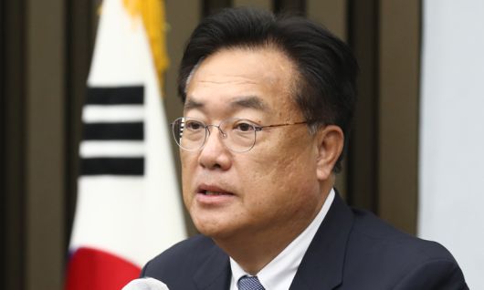 정진석 대통령 비서실장. 공동취재사진