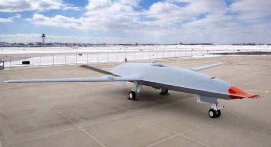 MQ-25 무인급유기가 주기장에 대기하고 있다. 세게일보 자료사진