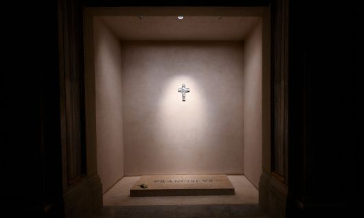 프란치스코 교황의 무덤. AFP연합뉴스